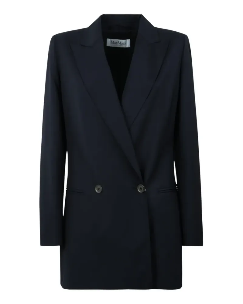 Max Mara double-breasted blazer - Blau Blau