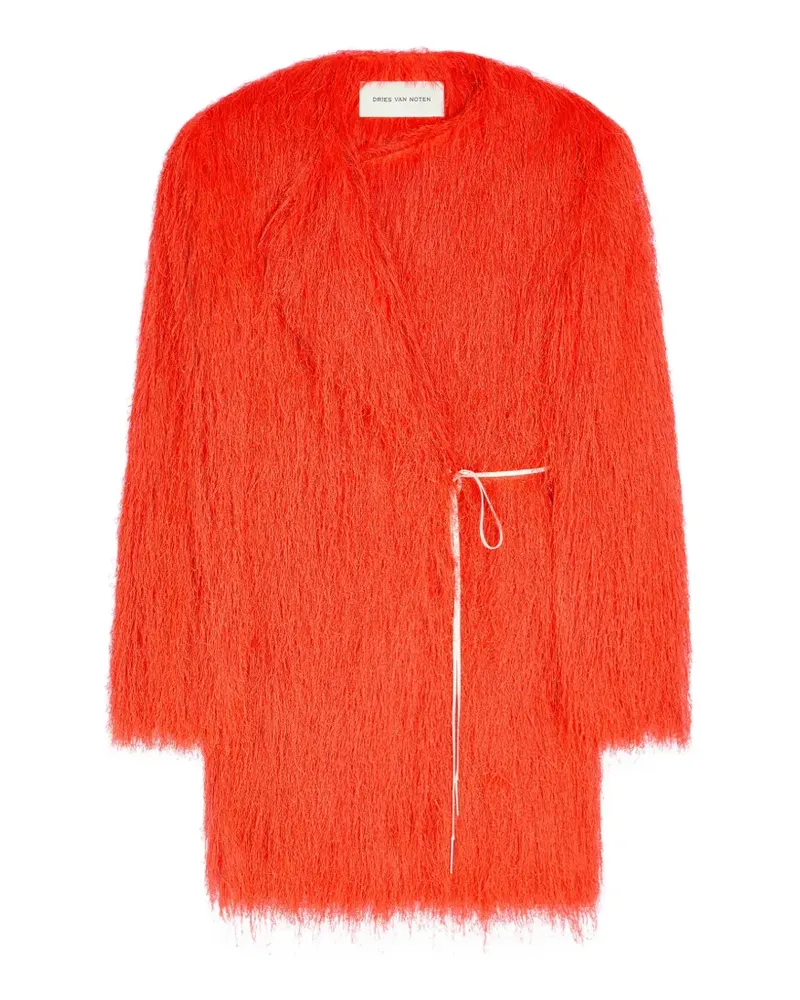 Dries van Noten Jacke mit Fransen - Orange Orange