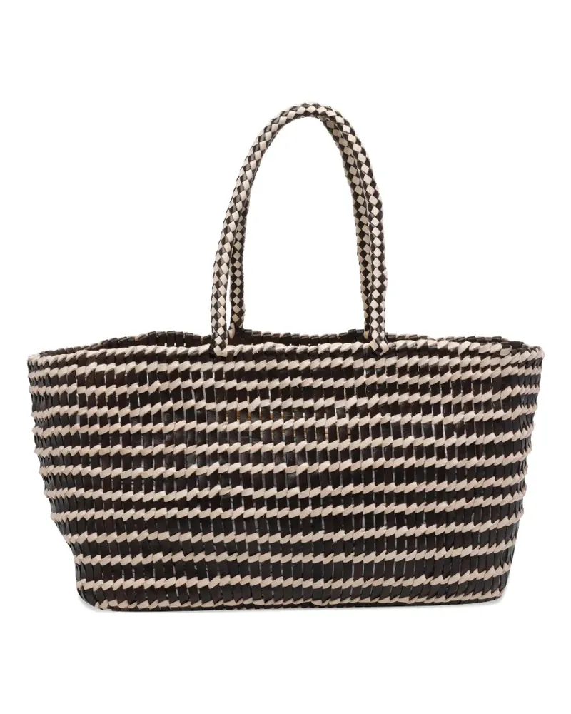 Dragon Diffusion Gewebte Terrafino Schultertasche - Braun Braun