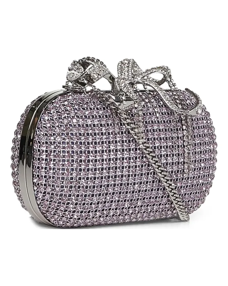 Self-Portrait Chainmail Clutch - Violett Violett