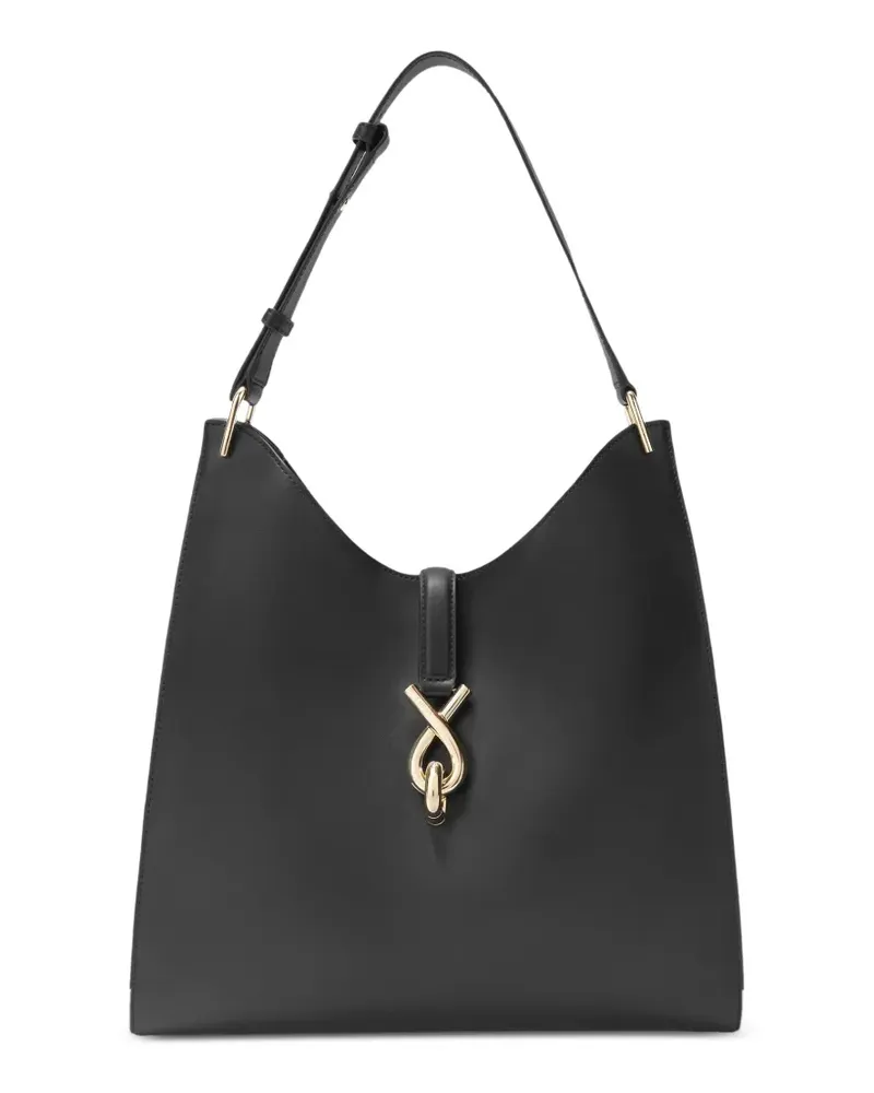 Furla medium Mianova leather shoulder bag - Schwarz Schwarz