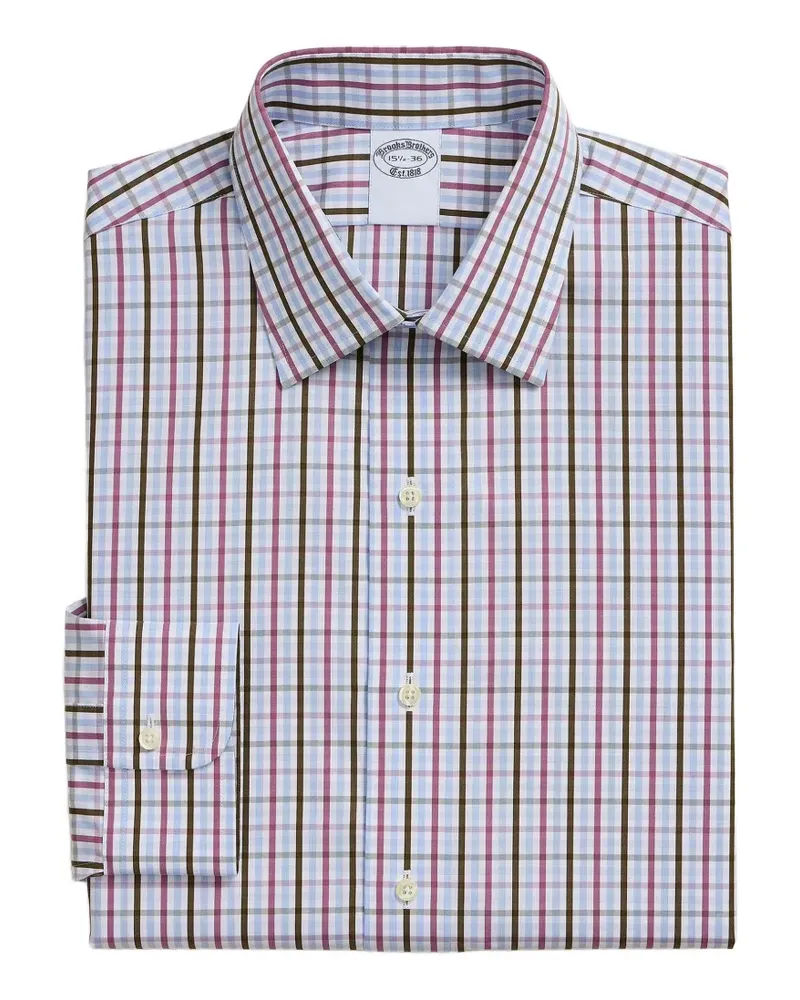 Brooks Brothers Hemd mit Karomuster - Blau Blau