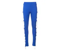 Ruching leggings - Blau
