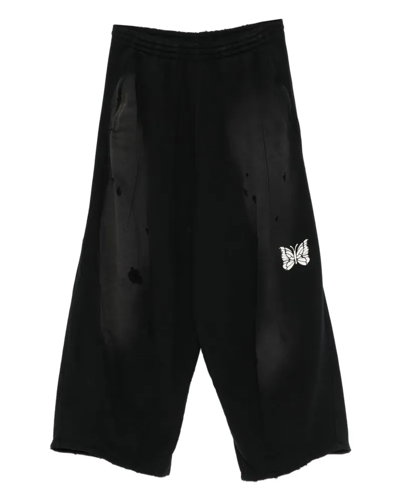 NEEDLES Hose mit Schmetterling - Schwarz Schwarz