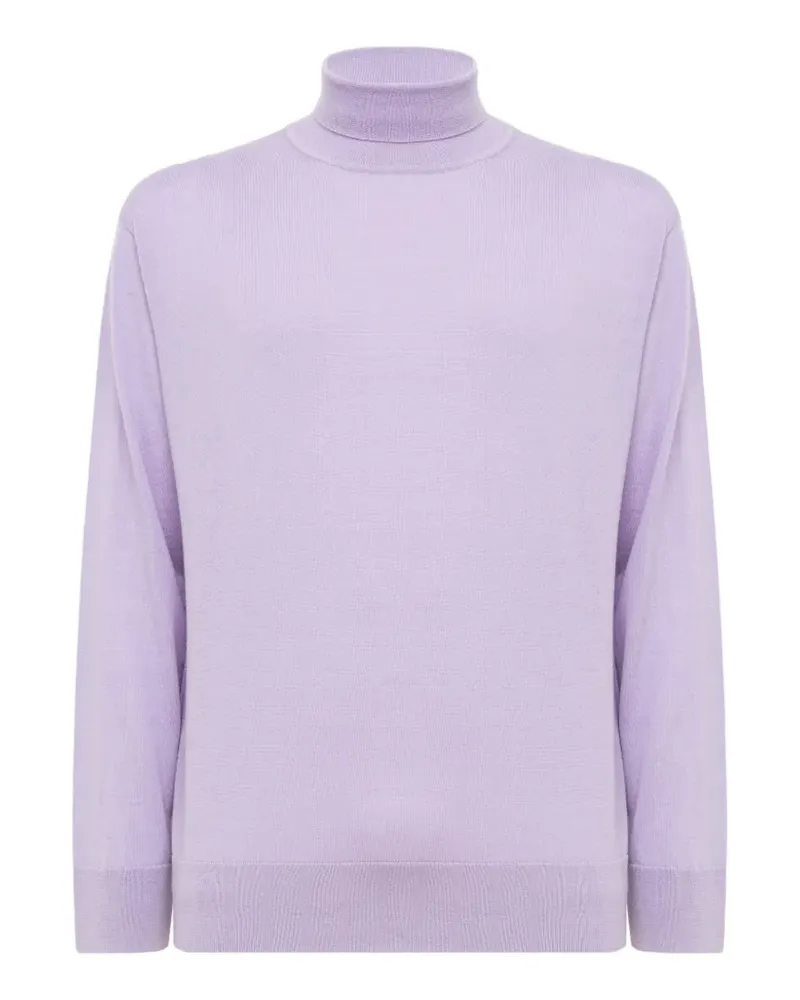 Laneus Pullover mit Rollkragen - Violett Violett