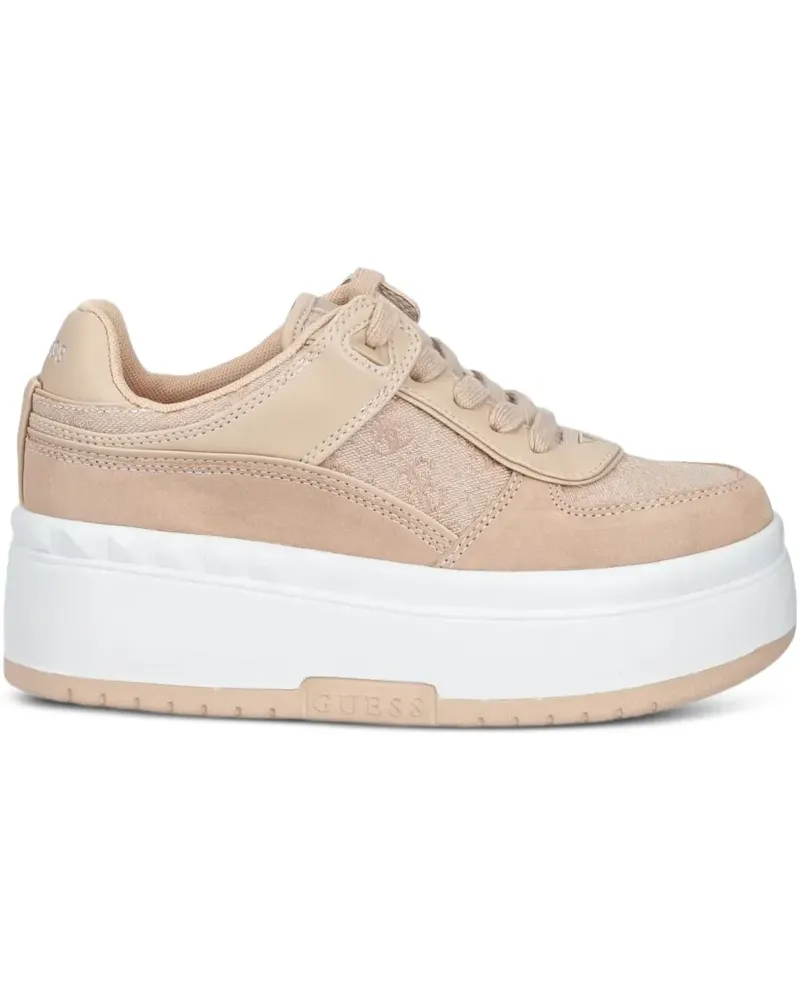 Guess Sneakers mit Plateau - Nude Nude