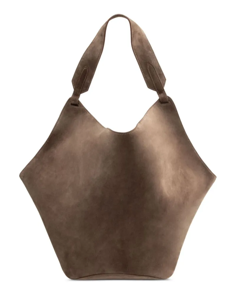 KHAITE Mittelgroße Lotus Handtasche - Nude Nude
