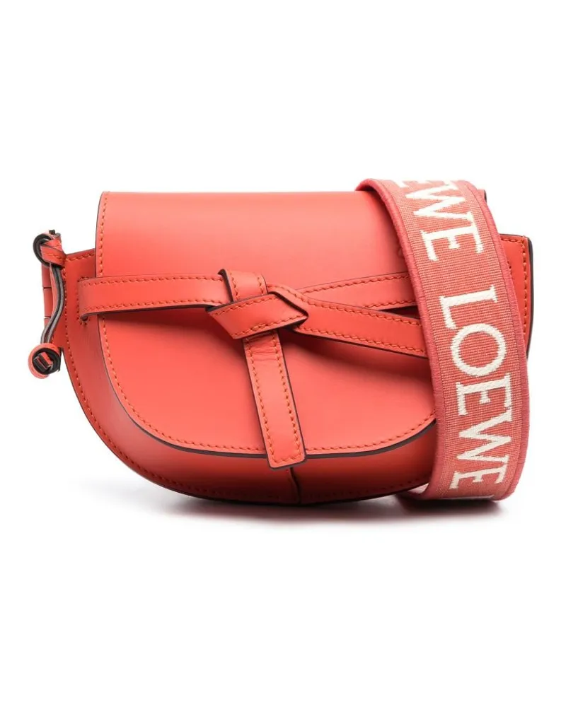 Loewe Mini Gate Umhängetasche - Orange Orange