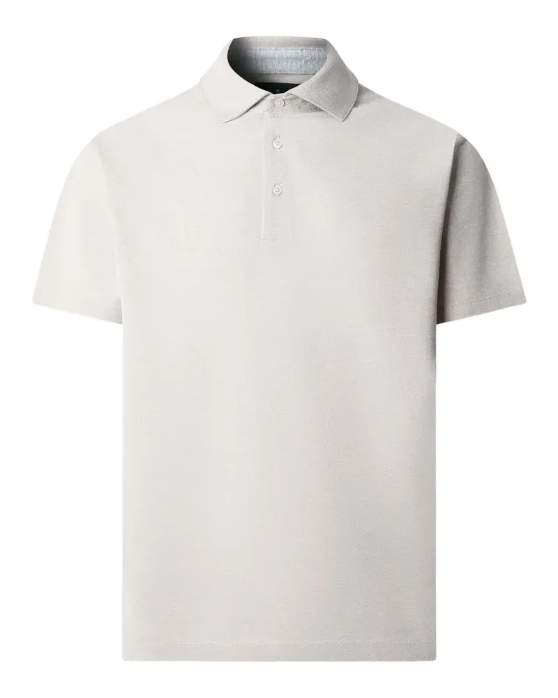 Hackett Kurzärmeliges Oxford Pique Poloshirt - Nude Nude