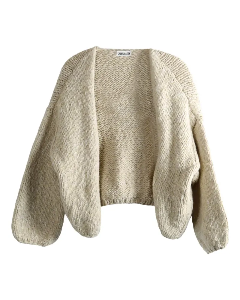 Casey Casey open-front cardigan - Nude Nude