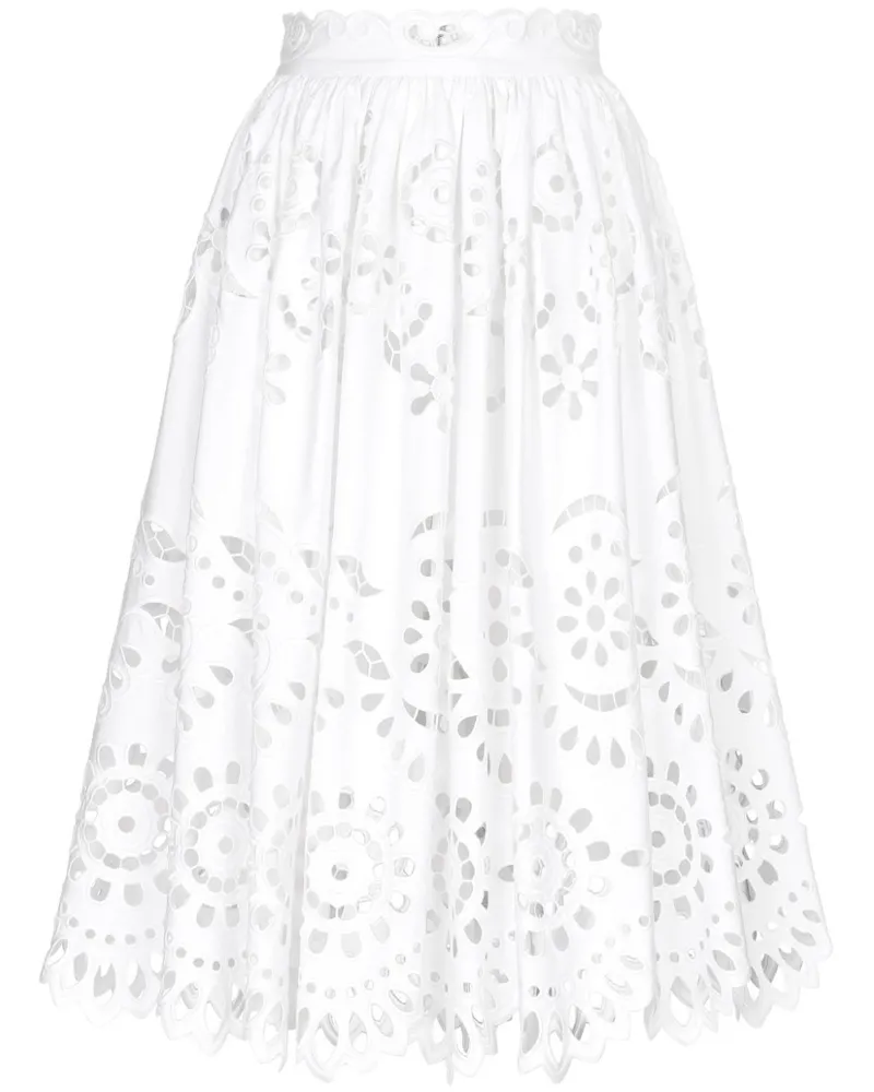 Dolce & Gabbana Rock mit Cut-Out - Weiß Weiß