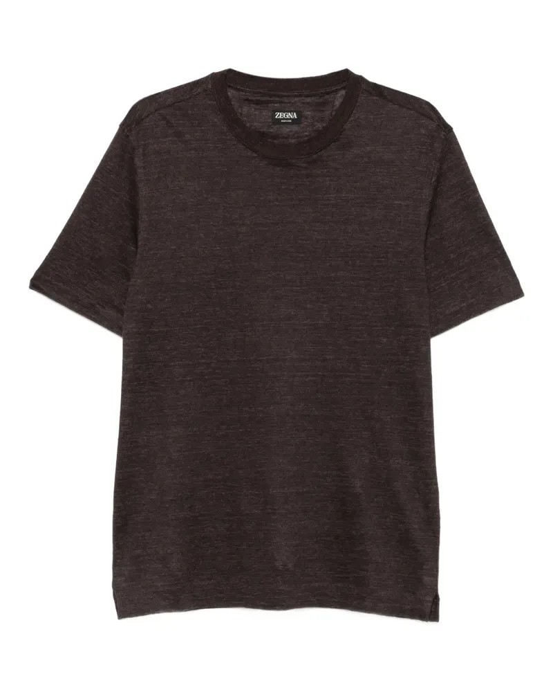 Ermenegildo Zegna short-sleeve T-shirt - Braun Braun