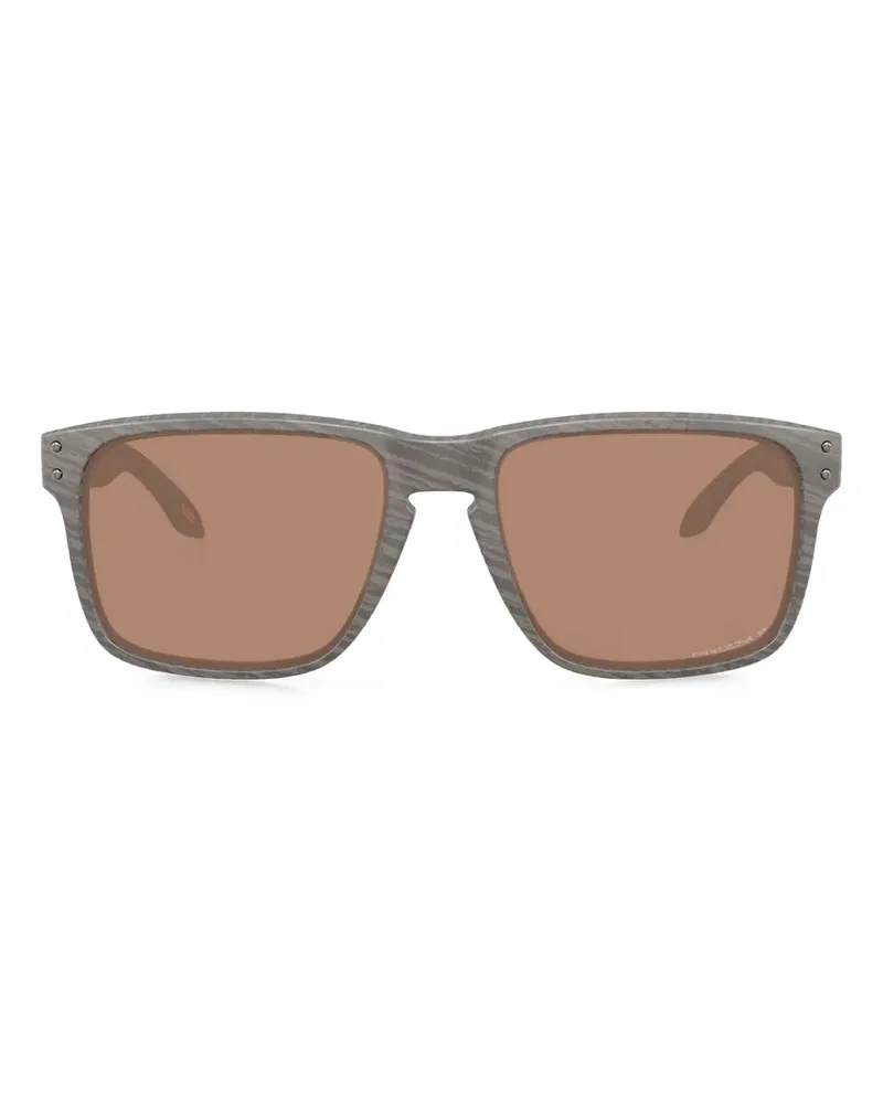 Oakley Sonnenbrille mit eckigem Gestell - Grau Grau