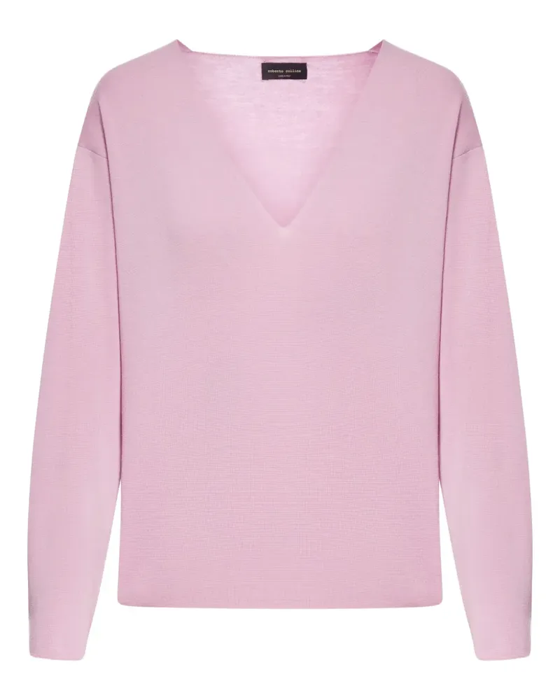 Roberto Collina Klassischer Pullover - Rosa Rosa