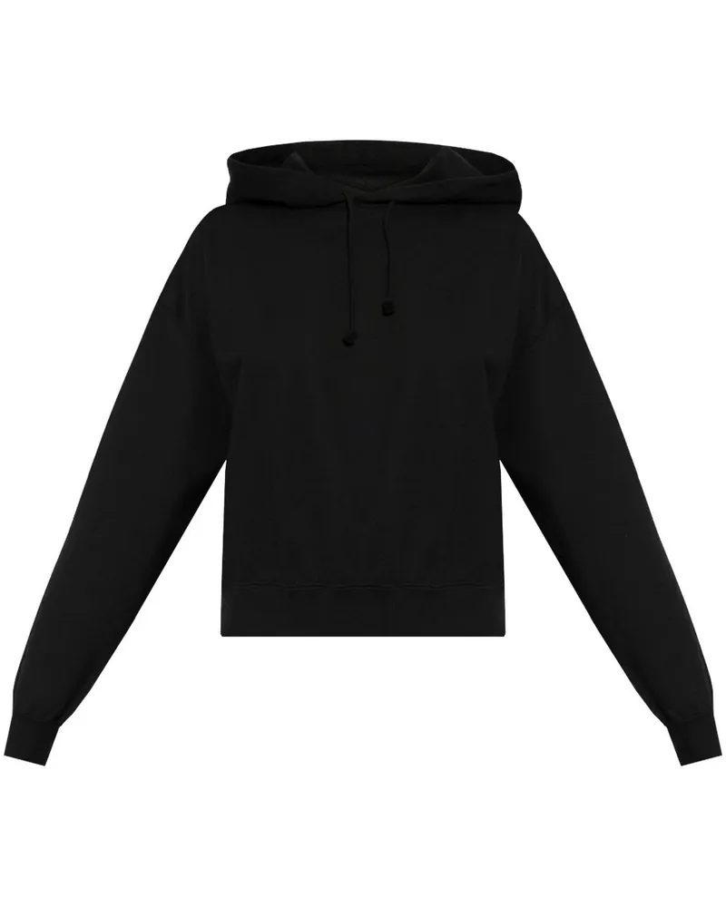 Y-3 Hoodie mit Logo-Print - Schwarz Schwarz