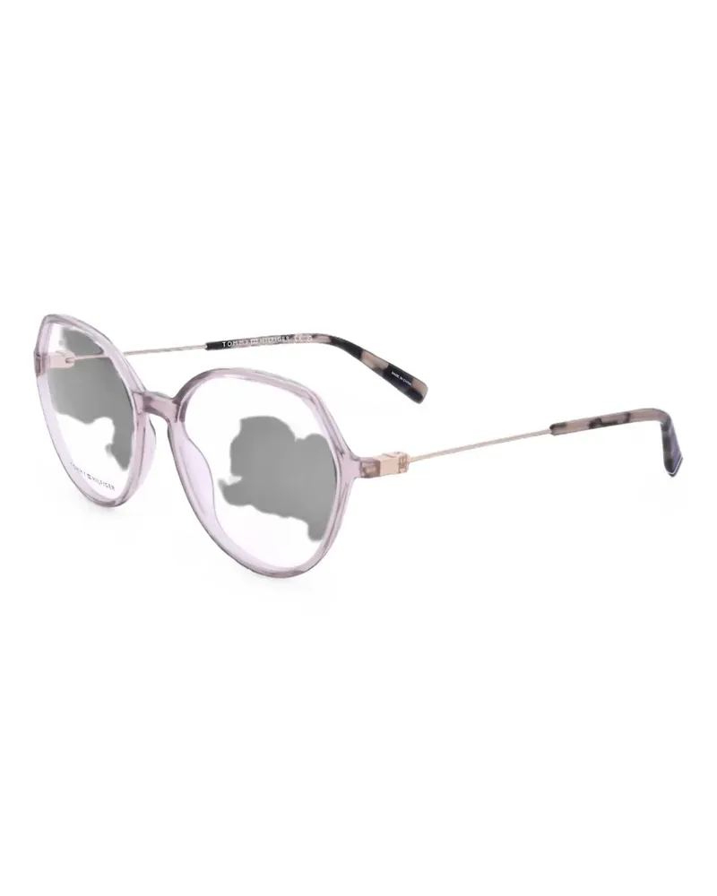 Tommy Hilfiger geometric-frame glasses - Gold Gold