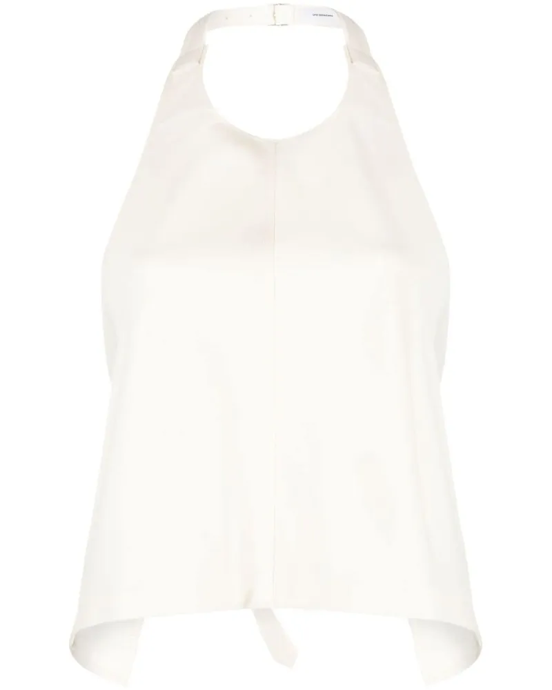 WARDROBE.NYC Top mit Neckholder - Nude Nude