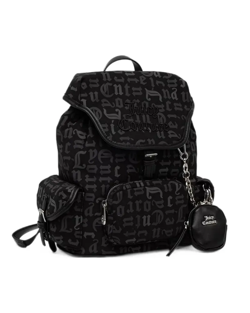 Juicy Couture Carol monogram-print charm-detail backpack - Schwarz Schwarz