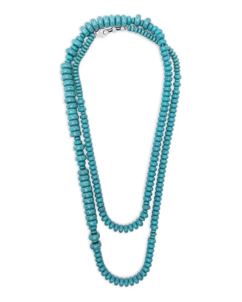 Liviana Conti beaded chain necklace - Silber Silber