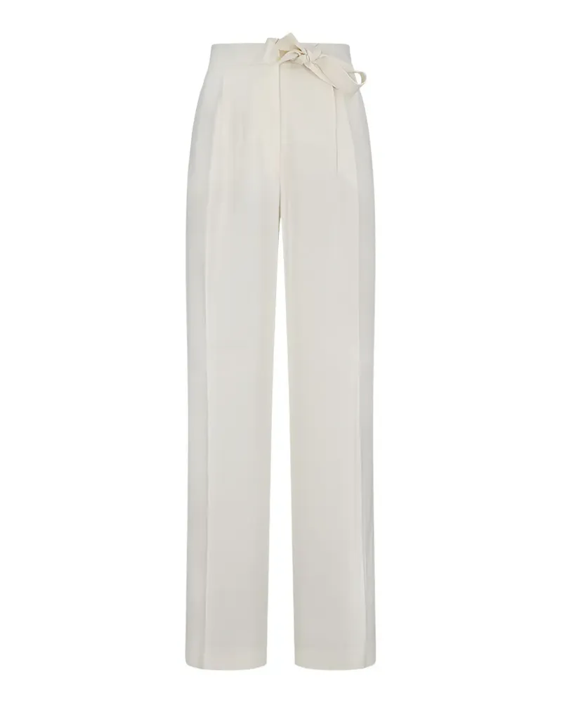 Herno bow-detail trousers - Nude Nude