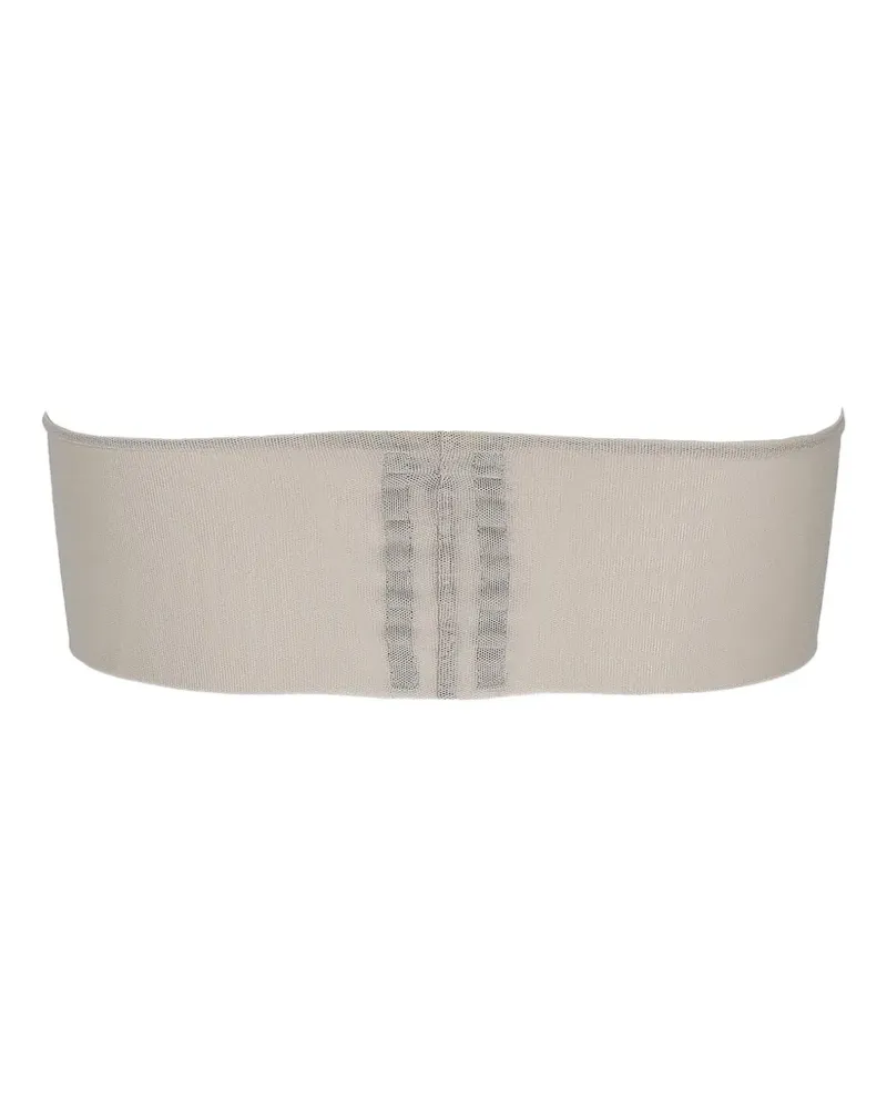 Rick Owens sheer-finish bandeau top - Nude Nude