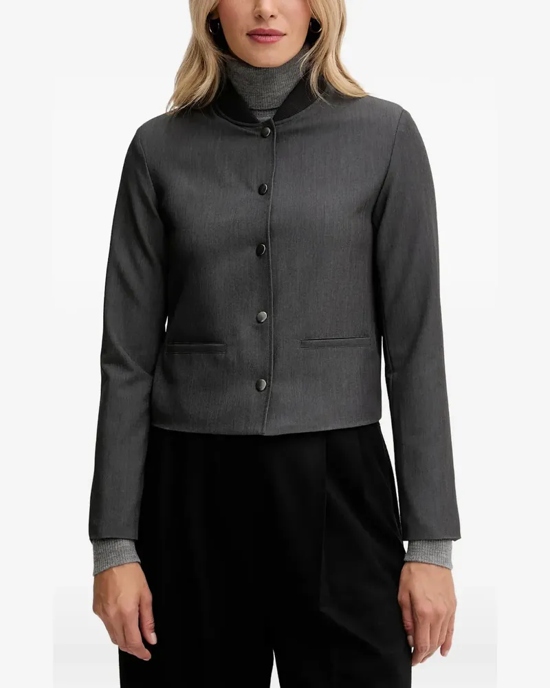Benetton Jacke mit Knöpfen - Grau Grau