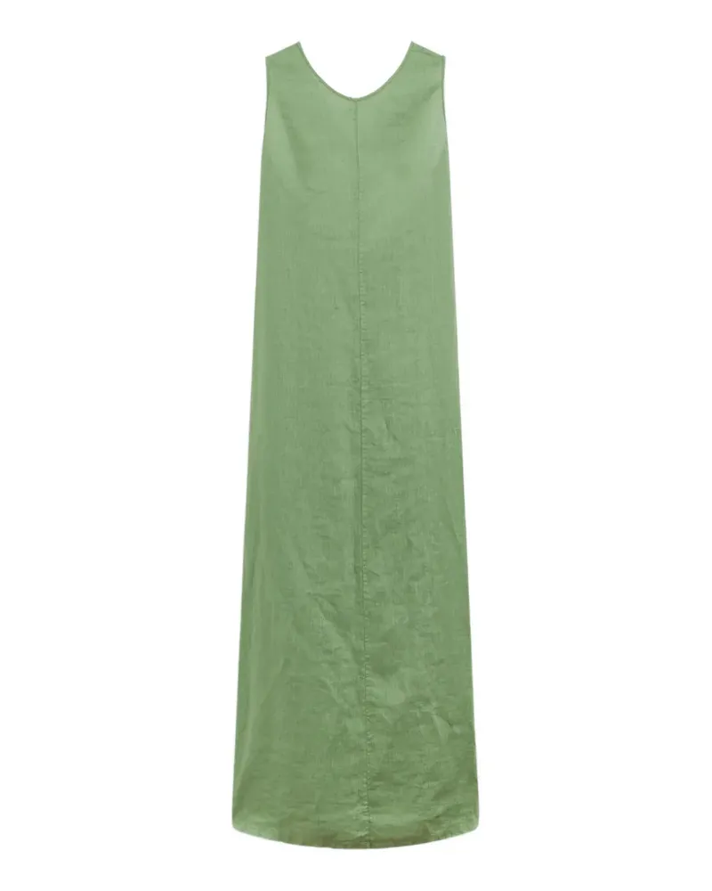 ASPESI cut-out tie-fastening maxi dress - Grün Grün