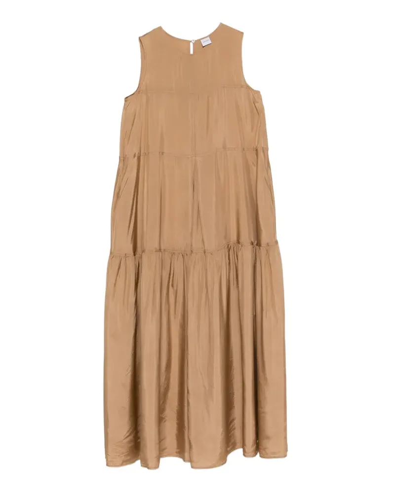 ASPESI tiered sleeveless dress - Braun Braun