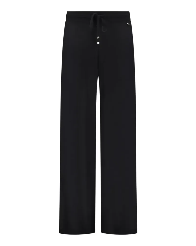 Herno Hose aus Kaschmir mit Kordelzug - Schwarz Schwarz