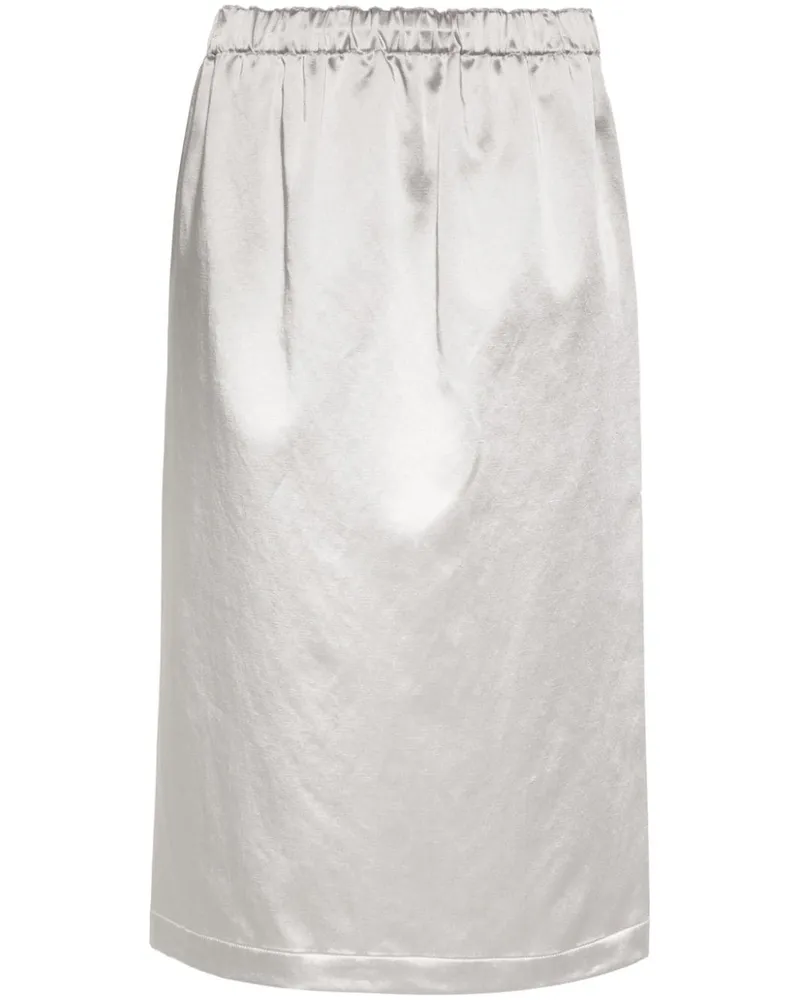 Fabiana Filippi Duchesse Satinrock - Silber Silber