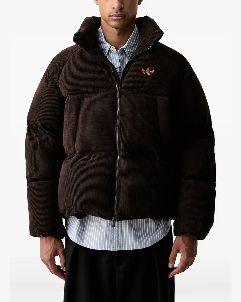 adidas corduroy padded jacket - Braun Braun