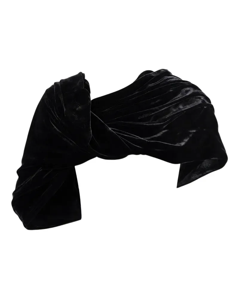 Rick Owens Twist Donut Schal - Schwarz Schwarz