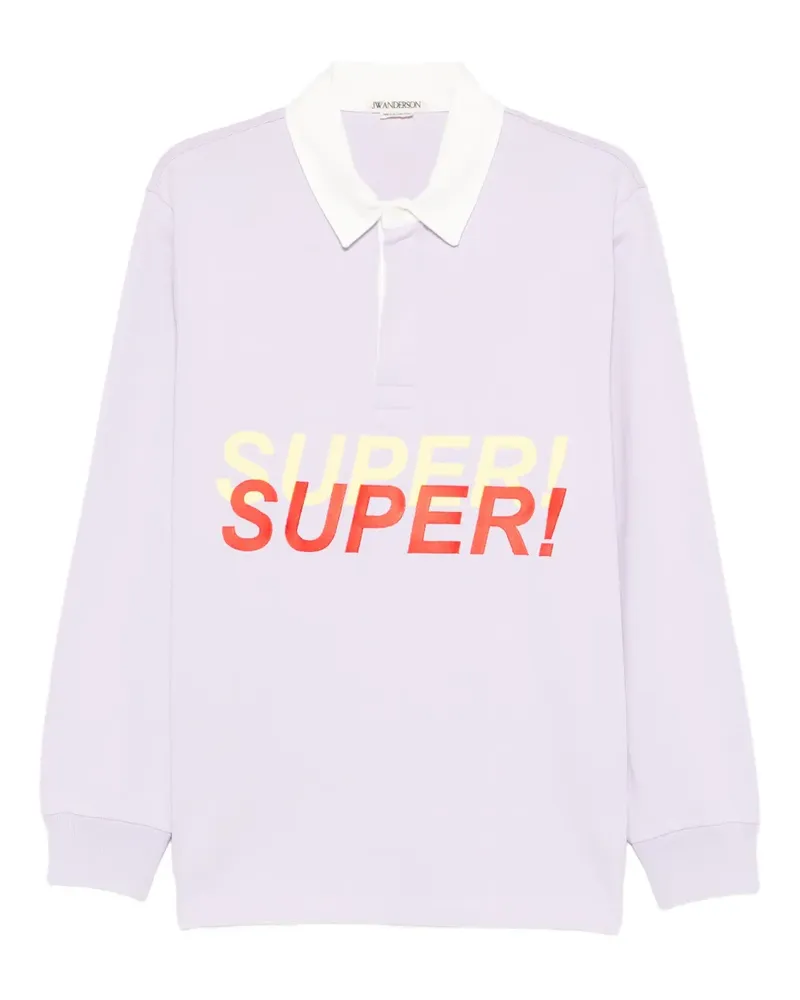 J.W.Anderson Super Rugby Poloshirt - Violett Violett