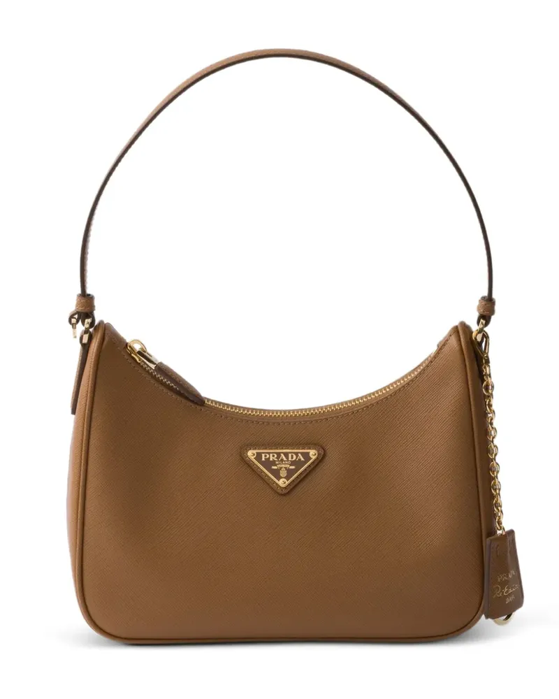 Prada Re-Edition 2005 Saffiano-leather mini bag - Braun Braun