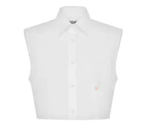 Goose Cropped-Hemd aus Popeline - Weiß