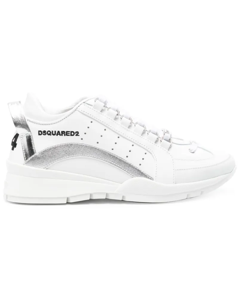 Dsquared2 Sneakers mit Logo-Stickerei - Weiß Weiß