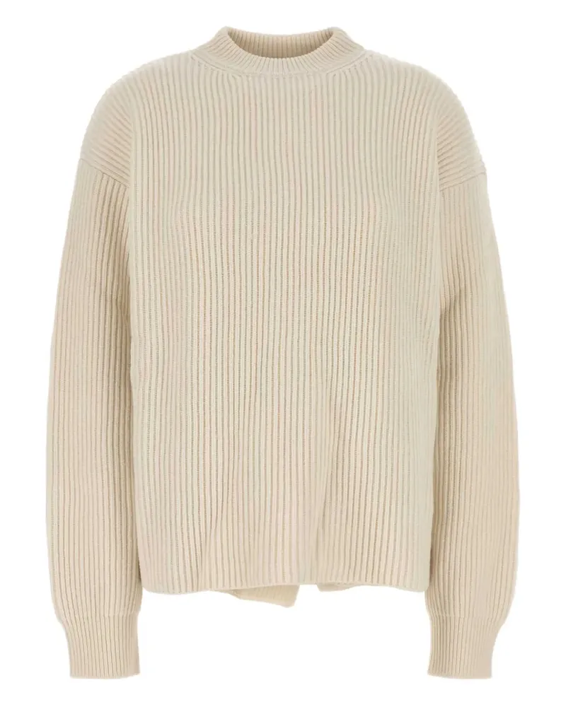 Jil Sander Gerippter Pullover - Nude Nude
