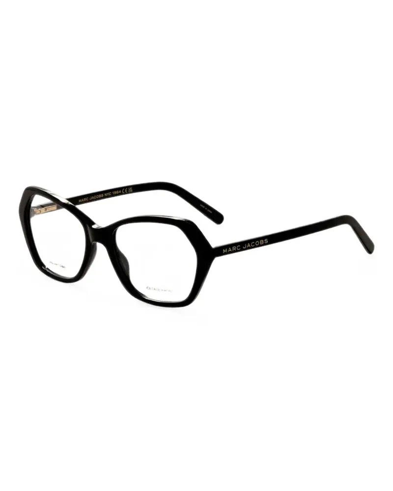 Marc Jacobs Brille mit geometrischem Gestell - Schwarz Schwarz