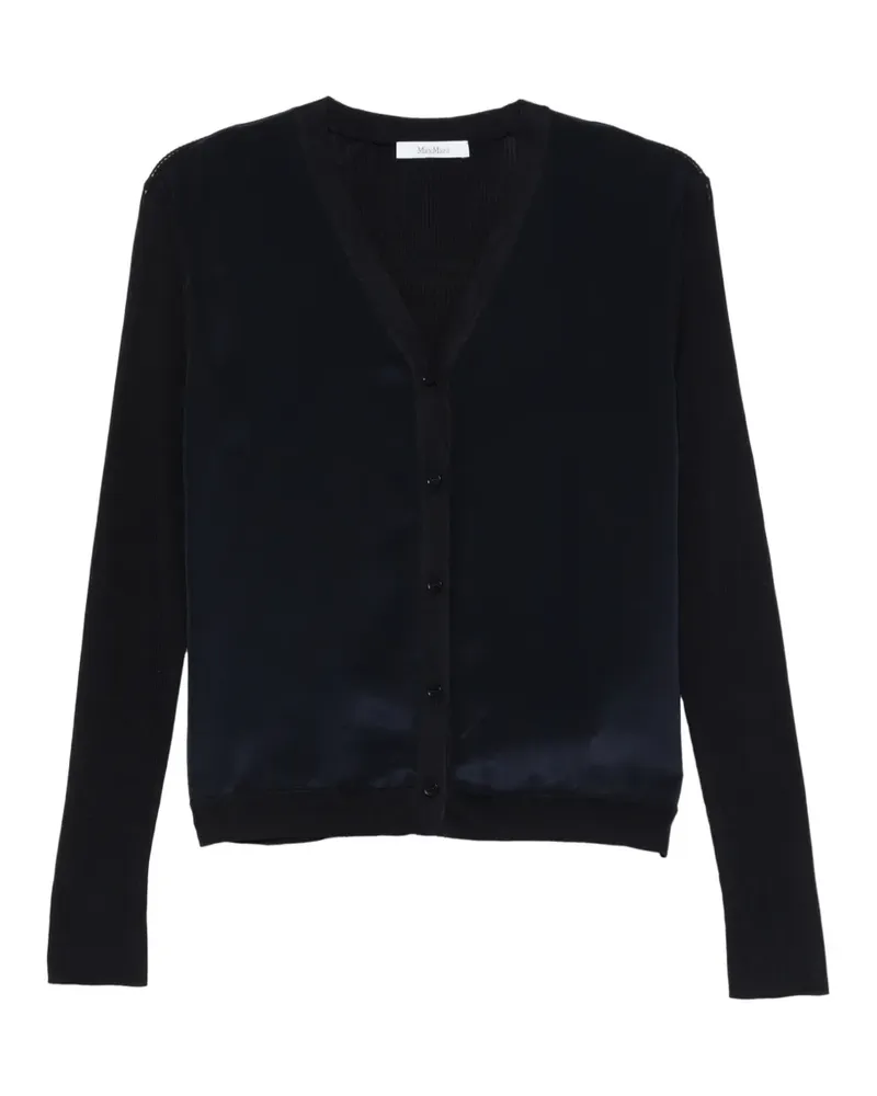 Max Mara Cardigan aus Kaschmir und Seide - Blau Blau