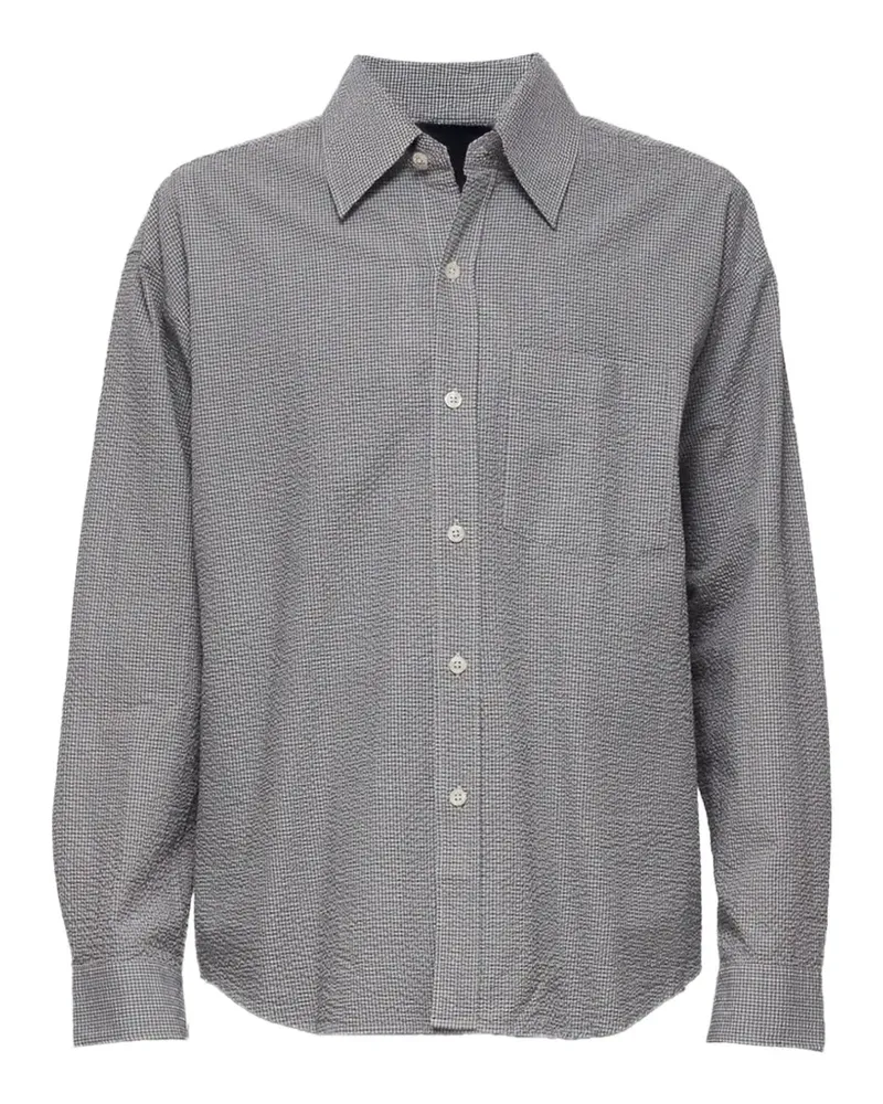 Mfpen Texturiertes Hemd - Grau Grau
