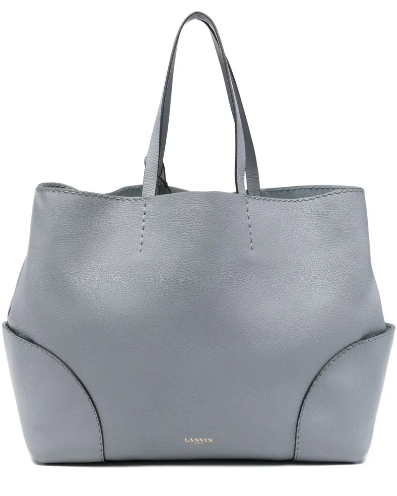 Lanvin Tote Bag mit Henkel - Blau Blau