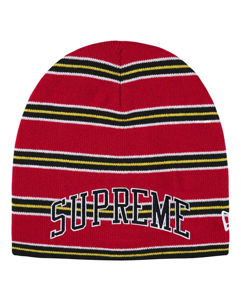Supreme Being x New Era gestreifte Beanie - Rot Rot