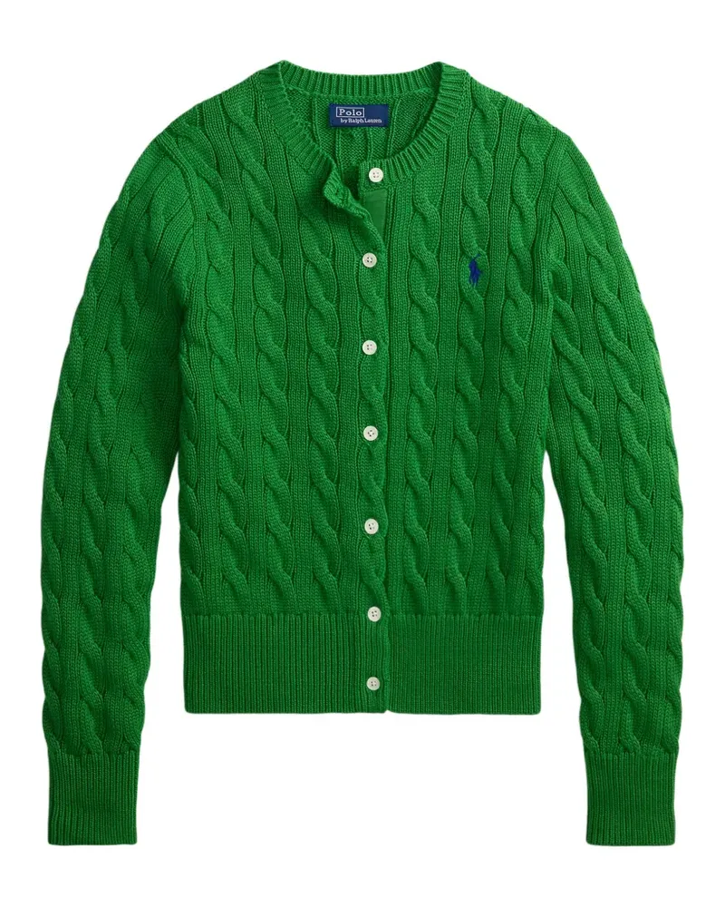 Ralph Lauren Cardigan mit Zopfmuster - Grün Grün