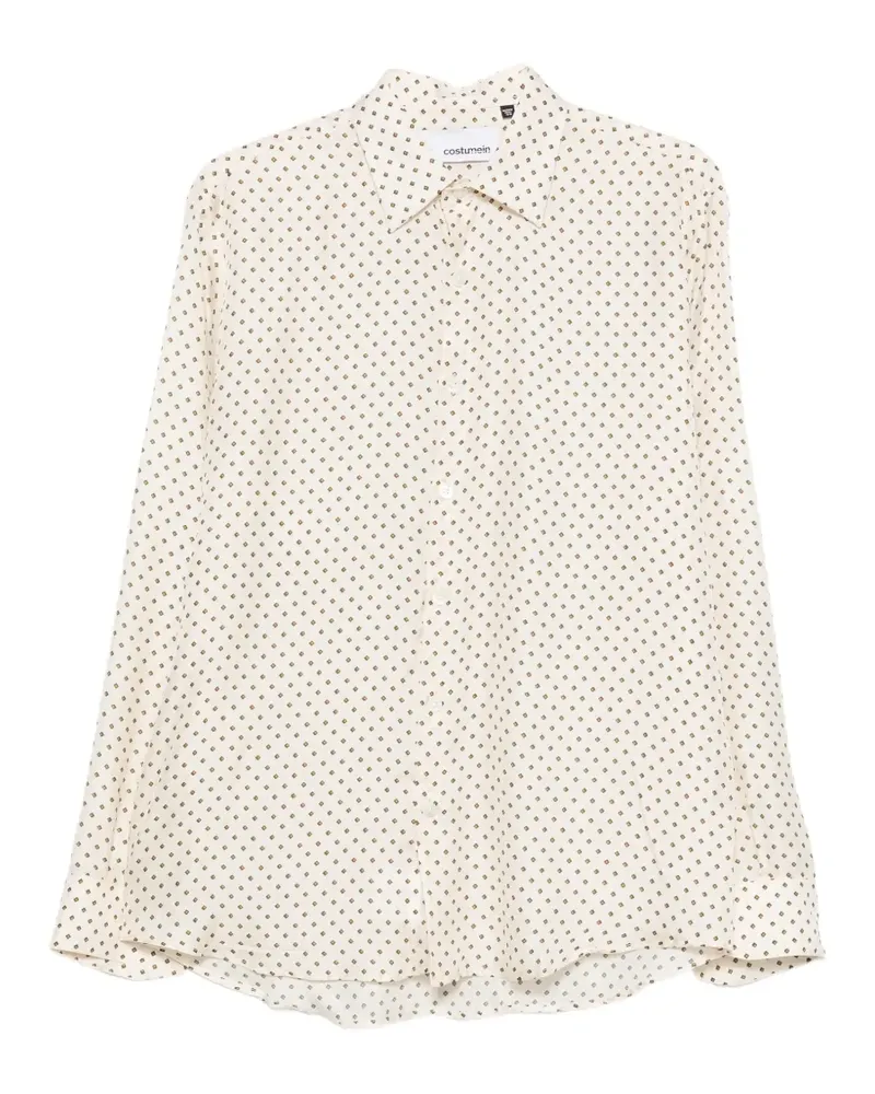 Costumein JilSeidenhemd mit geometrischem Print - Nude Nude