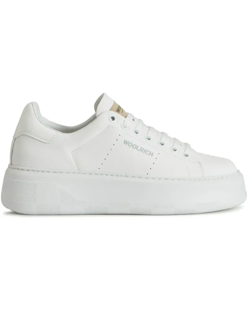 Woolrich Chunky Court Sneakers - Weiß Weiß