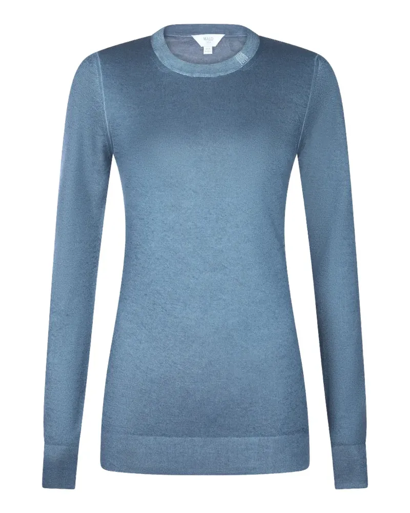 Malo fine-knit sweater - Blau Blau