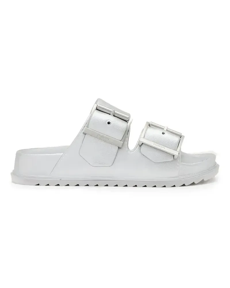 AllSaints double-buckle sandals - Silber Silber