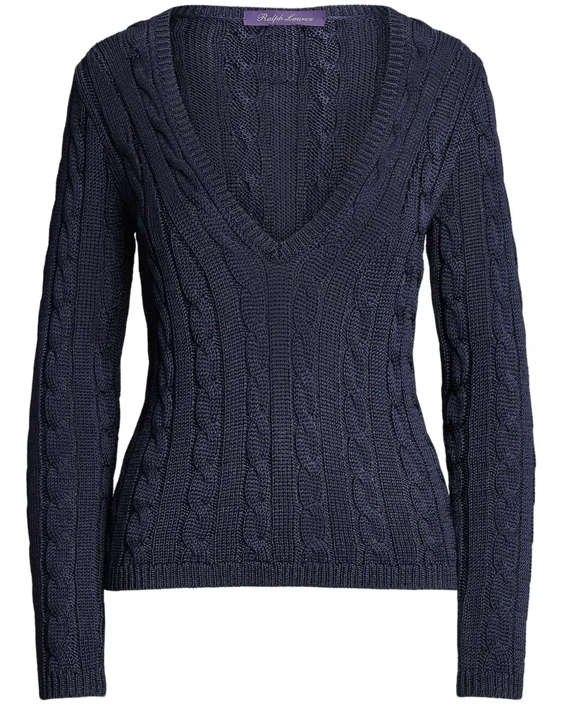 Ralph Lauren Pullover aus Seide - Blau Blau