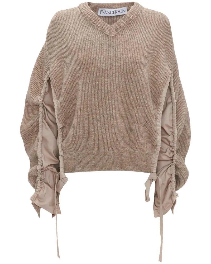 J.W.Anderson Gerippter Pullover - Nude Nude