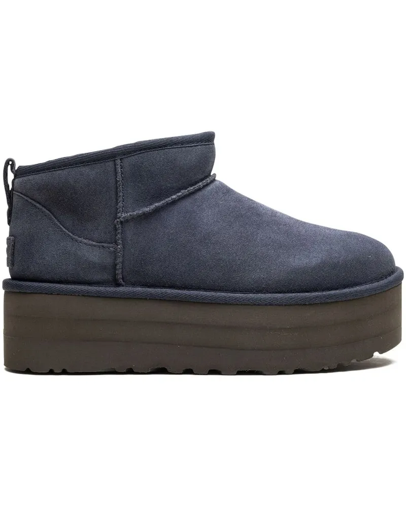 UGG Classic Ultra Mini Plateau-Stiefel - Blau Blau